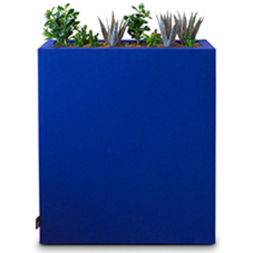 akoestische scheidingswand met planten