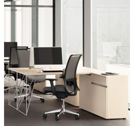 hoekbureau air met kast