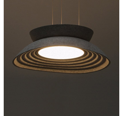 Akoestische hanglamp Bowl