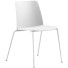 Stapelbare stoel wit