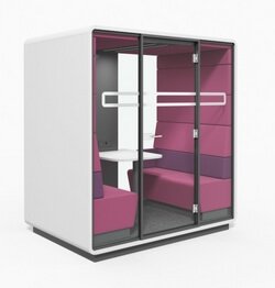 Gesloten werkplek Hush Meet