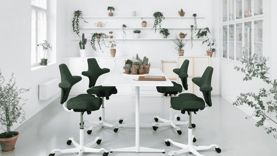 Ergonomisch meubilair Capisco zadelstoel