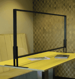 Glazen wand bureauschermen